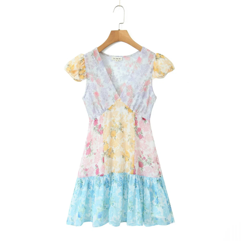 Women's Boho vintage Evening Party Beach Dresses check size charts